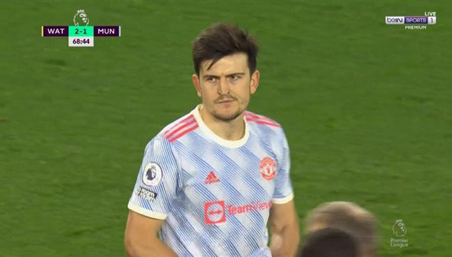 طرد ماجواير في مباراة مانشستر يونايتد وواتفورد