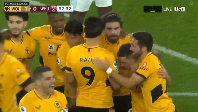 هدف فوز ولفرهامبتون علي وست هام 1 0 الدوري الانجليزي