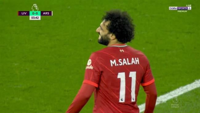 اول فرصة من محمد صلاح علي مرمي ارسنال