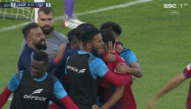 اهداف مباراة الاهلي وابها 0 2 الدوري السعودي