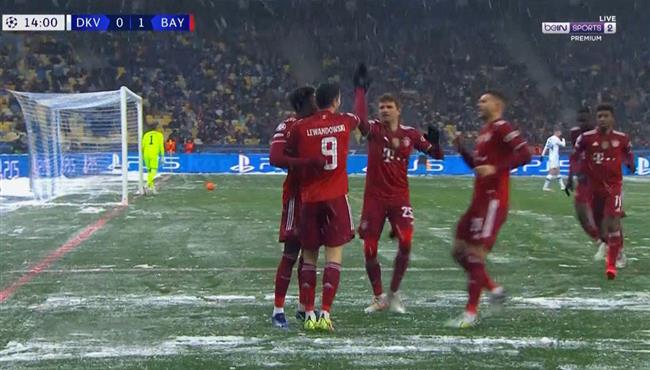 اهداف مباراة بايرن ميونخ ودينامو كييف 2 1 دوري ابطال اوروبا