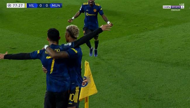 اهداف مباراة مانشستر يونايتد وفياريال 2 0 دوري ابطال اوروبا