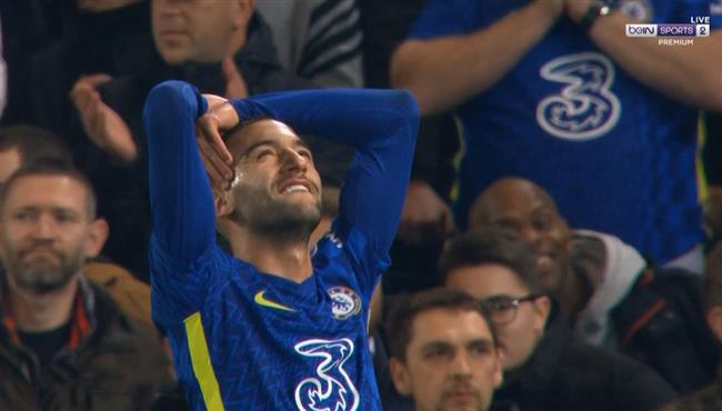 تصدي تشيزني يحرم حكيم زياش من تسجيل هدف