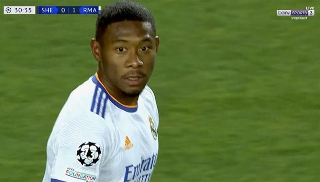 هدف دافيد الابا في مرمي شيريف بدوري ابطال اوروبا