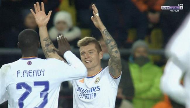 هدف توني كروس في مرمي شيريف بدوري ابطال اوروبا