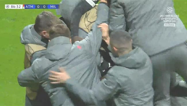 هدف فوز ميلان علي اتلتيكو مدريد 1 0 دوري ابطال اوروبا