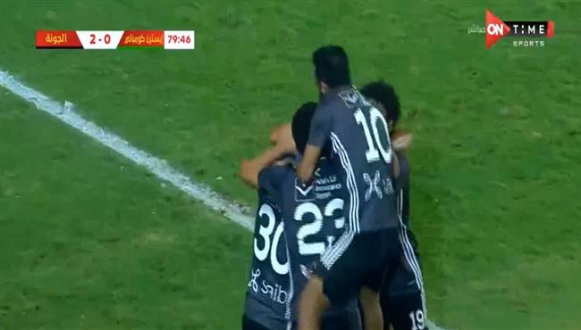اهداف مباراة الجونة والشرقية للدخان 2 0 الدوري المصري