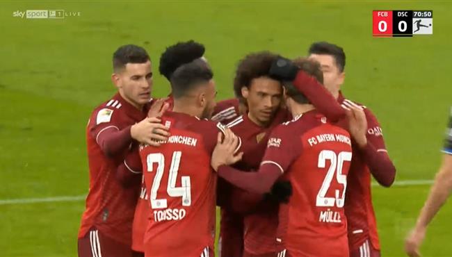 هدف فوز بايرن ميونخ الرائع علي أرمينيا بيليفيلت في الدوري الالماني