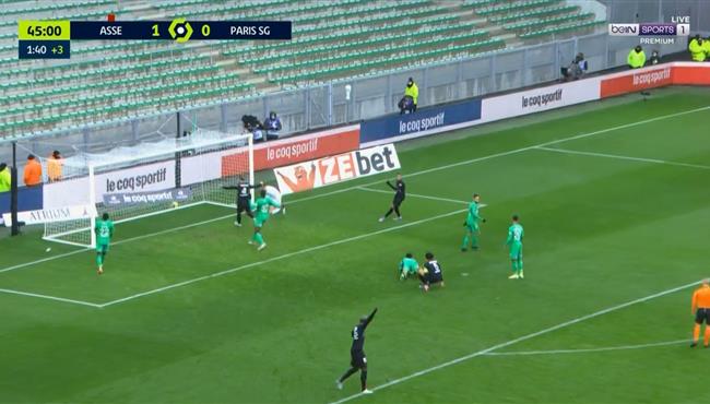 هدف تعادل باريس سان جيرمان مع سانت ايتيان 1 1 الدوري الفرنسي