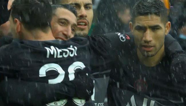 هدف دي ماريا في مرمي سانت ايتيان اسيست ميسي