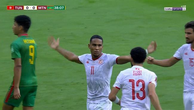 هدف سيف الدين الجزيري الاول في مرمي موريتانيا بكأس العرب