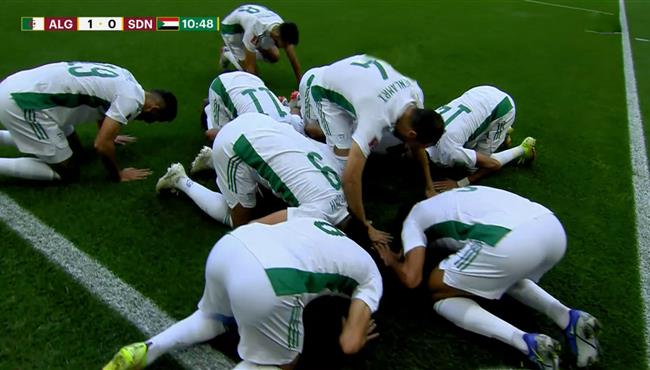 اهداف مباراة الجزائر والسودان 4 0 كاس العرب