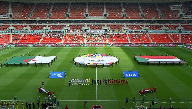 ملخص مباراة الجزائر والسودان 4 0 كاس العرب