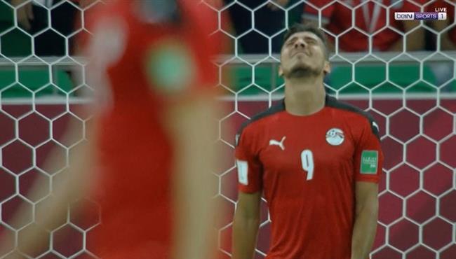 محمد شريف يهدر هدف محقق امام لبنان بكاس العرب