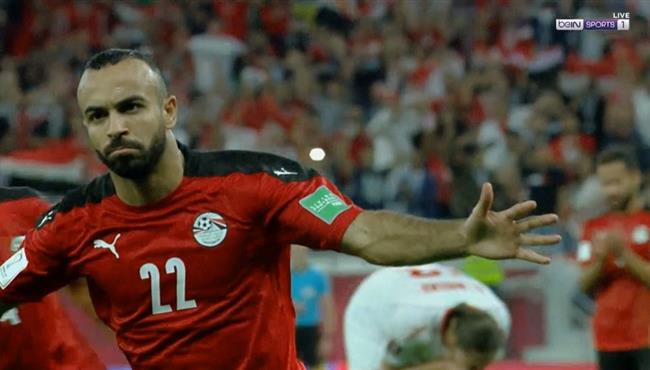 هدف افشة في مرمي لبنان بكأس العرب