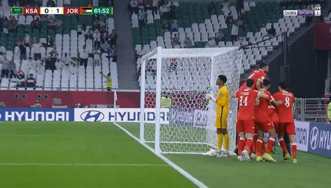 هدف فوز الاردن علي السعودية 1 0 كاس العرب