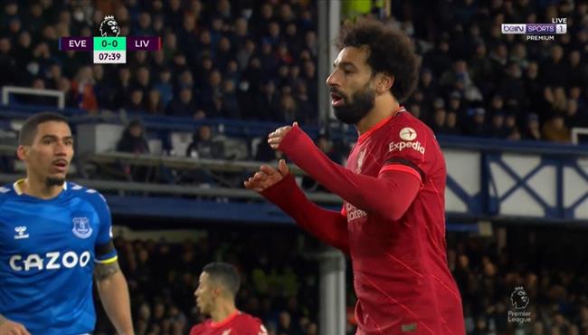 تصدي بيكفورد الرائع يحرم محمد صلاح من تسجيل هدف محقق امام ايفرتون