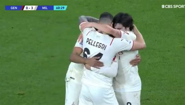 اهداف مباراة ميلان وجنوي 3 0 الدوري الايطالي