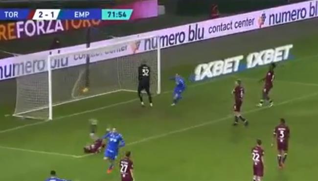 اهداف مباراة تورينو وامبولي 2 2 الدوري الايطالي