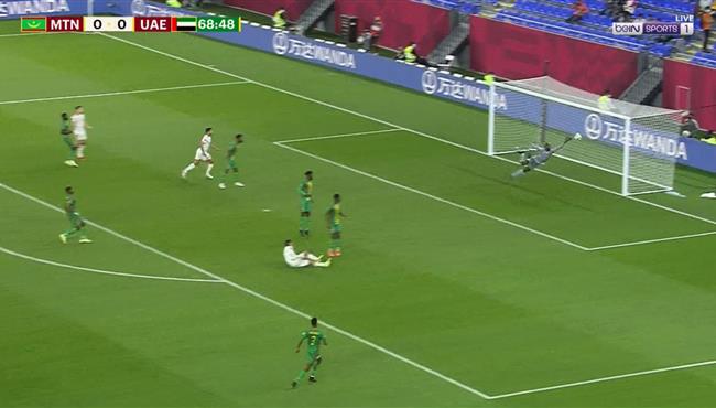 هدف الامارات الملغي في مرمي موريتانيا بكاس العرب