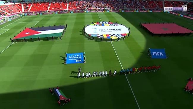 ملخص مباراة المغرب والاردن 4 0 كأس العرب