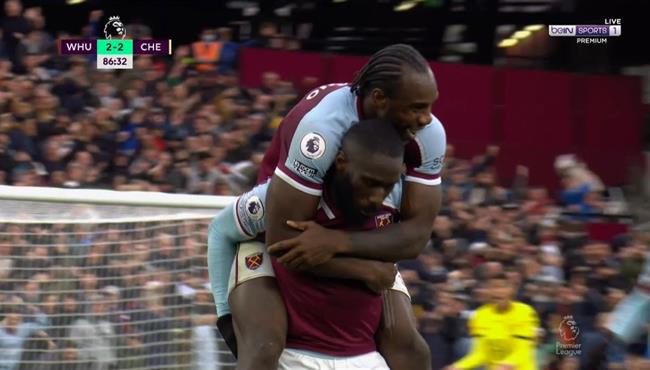 هدف فوز وست هام القاتل علي تشيلسي 3 2 الدوري الانجليزي