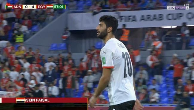 هدف حسين فيصل في مرمي السودان بكاس العرب