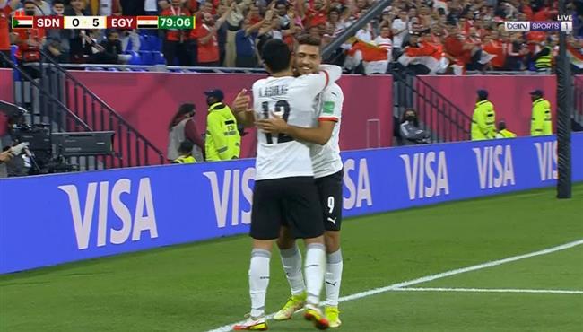 هدف محمد شريف في مرمي السودان بكأس العرب