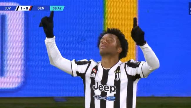 هدف خوان كوادرادو العالمي في مرمي جنوي بالدروي الايطالي