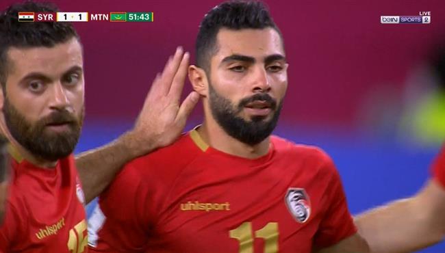 هدف تعادل سوريا مع موريتانيا 1 1 كأس العرب