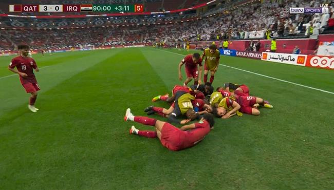 اهداف مباراة قطر والعراق 3 0 كاس العرب
