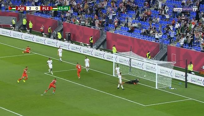 هدف فلسطين الاول في مرمي الاردن بكأس العرب