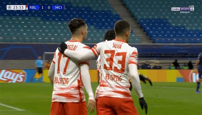 هدف لايبزيج الرائع في مرمي مانشستر سيتي بدوري ابطال اوروبا