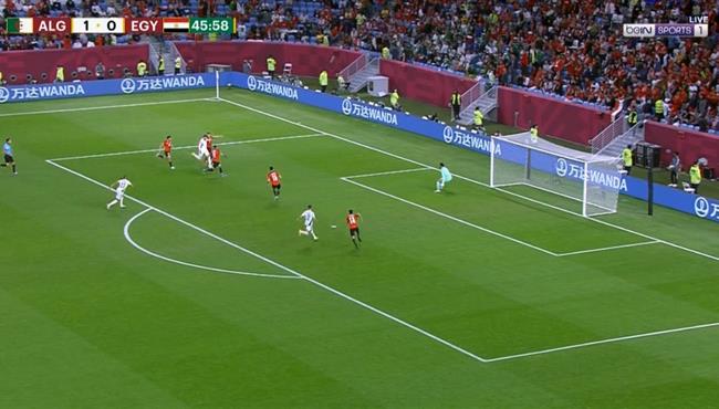 يوسف بلايلي كاد ان يسجل هدف رائع امام مصر