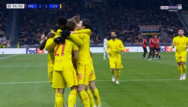 هدف ليفربول الثاني في مرمي ميلان اوريجي