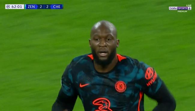 هدف لوكاكو في مرمي زينيت بدوري ابطال اوروبا