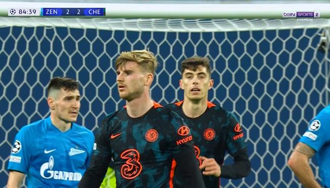 هدف تيمو فيرنر الثاني في مرمي زينيت بدوري ابطال اوروبا