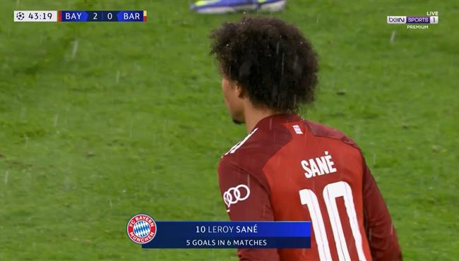 هدف ساني العالمي في مرمي برشلونة بدوري ابطال اوروبا