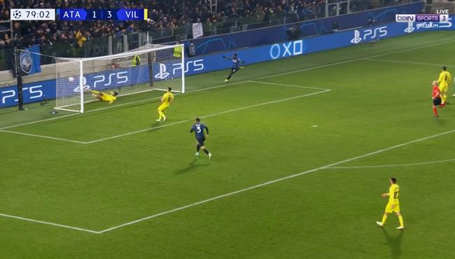 اهداف مباراة اتالانتا وفياريال 2 3 دوري ابطال اوروبا