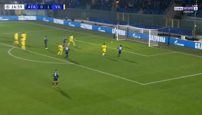 تصدي جيرونيمو رولي الرائع في مباراة اتالانتا وفياريال