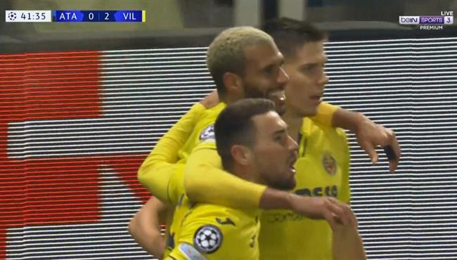 هدف فياريال الثاني في مرمي اتالانتا ايتيان كابوي