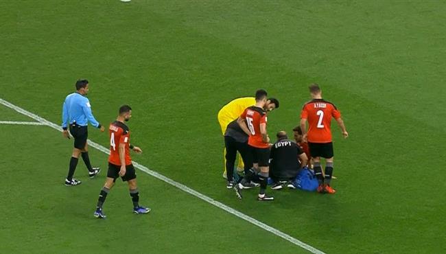 اصابة حمدي فتحي وخروجه في مباراة مصر والاردن بكاس العرب