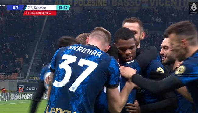 اهداف مباراة انتر ميلان وكالياري 4 0 الدوري الايطالي