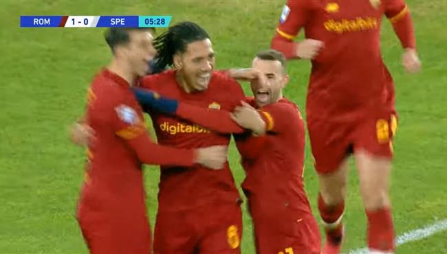 اهداف مباراة روما وسبيزيا 2 0 الدوري الايطالي