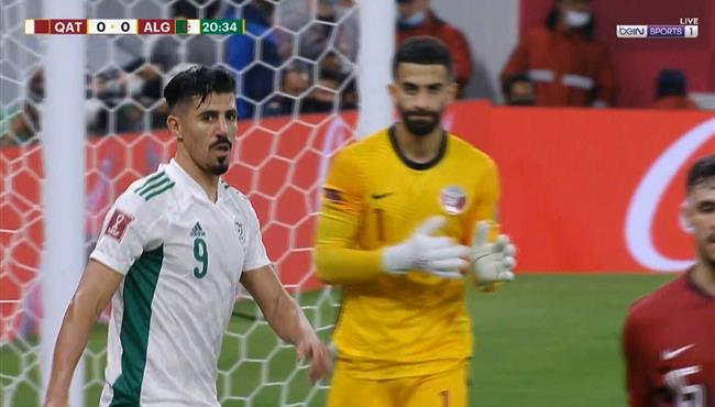 بغداد بو نجاح يهدر هدف محقق امام قطر بكاس العرب