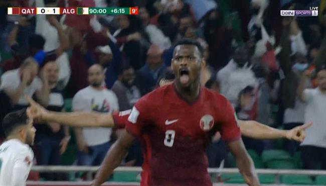 هدف تعادل قطر مع الجزائر 1 1 محمد مونتاري