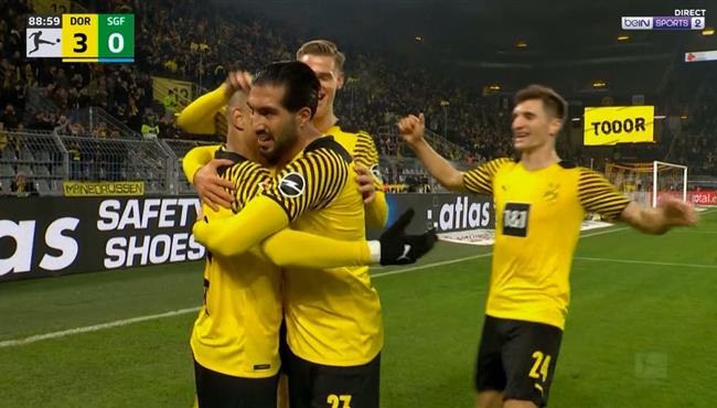 اهداف مباراة بوروسيا دورتموند وجروثر فيورث 3 0 الدوري الالماني