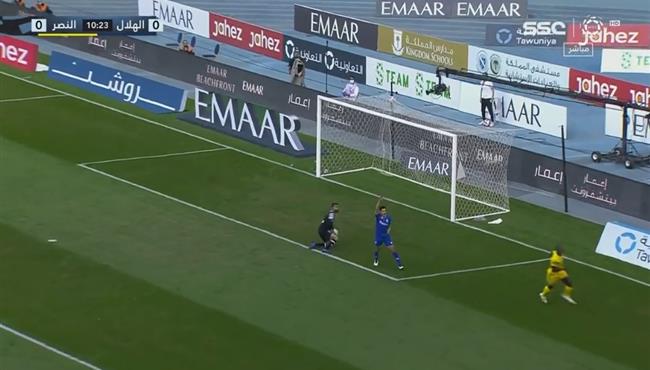 هدف النصر الملغي امام الهلال في الدوري السعودي
