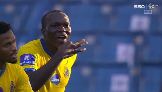 هدف النصر الاول في مرمي الهلال بالدوري السعودي فينسيت أبو بكر