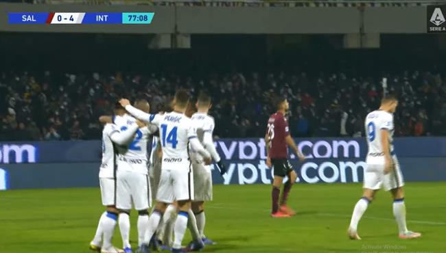اهداف مباراة انتر ميلان وساليرنيتانا 5 0 الدوري الايطالي